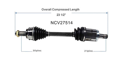 GSP CV Axle Assembly NCV27514 image 6