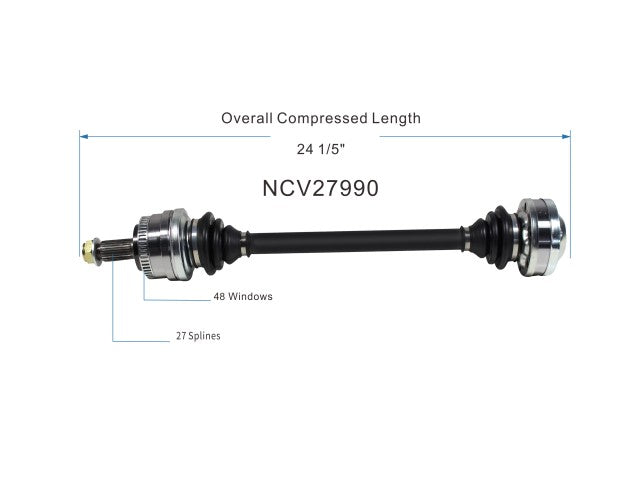GSP CV Axle Assembly NCV27990 image 6