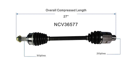 GSP CV Axle Assembly NCV36577 image 6