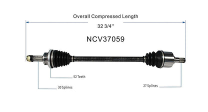 GSP CV Axle Assembly NCV37059