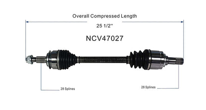 GSP CV Axle Assembly NCV47027 image 6