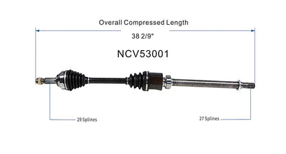 GSP CV Axle Assembly NCV53001 image 6