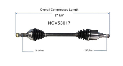 GSP CV Axle Assembly NCV53017