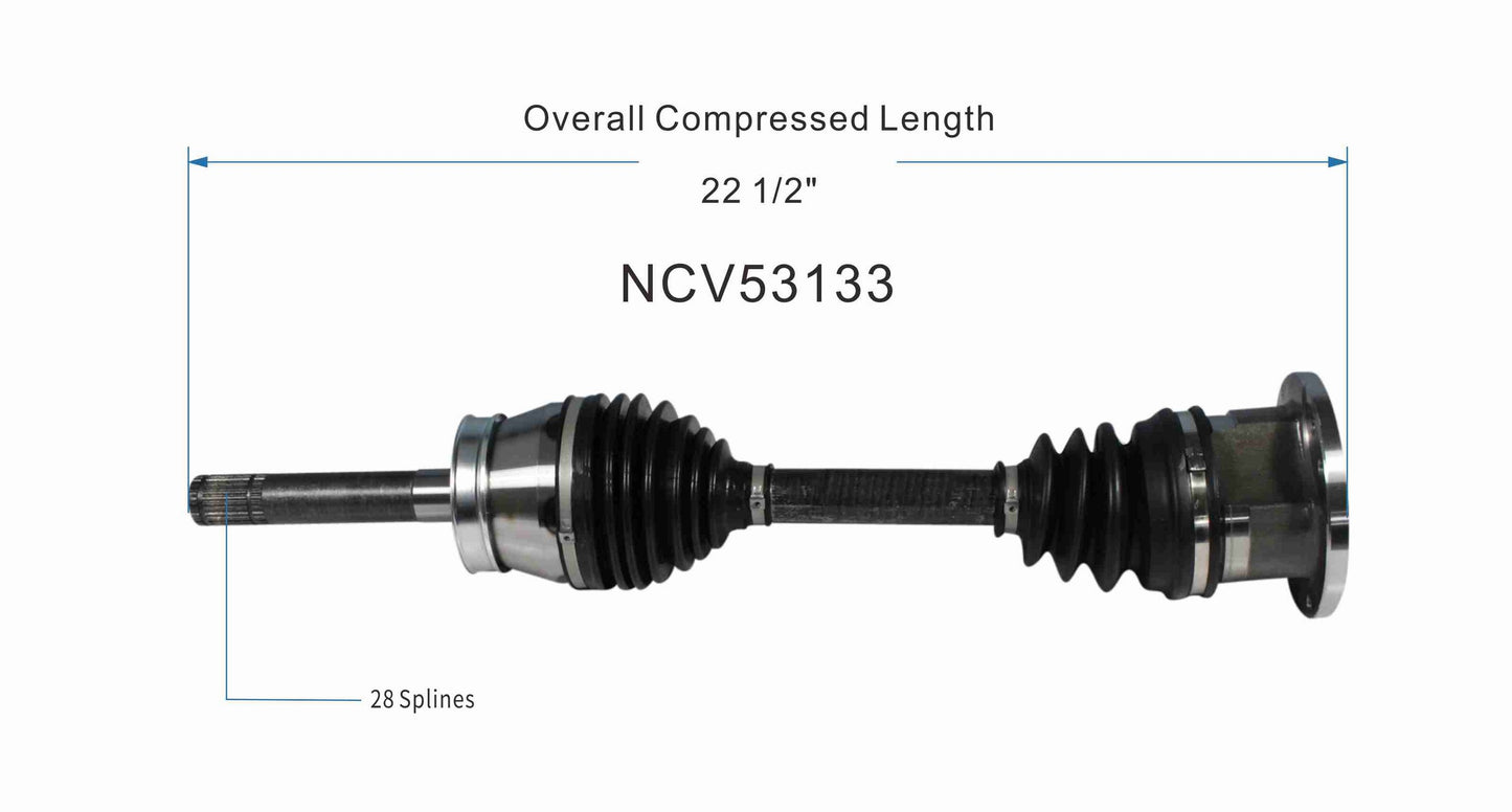 GSP CV Axle Assembly NCV53133 image 6