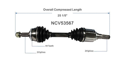 GSP CV Axle Assembly NCV53567 image 6