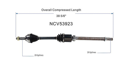 GSP CV Axle Assembly NCV53923