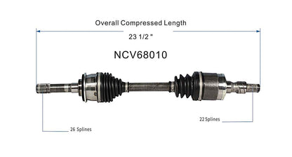 GSP CV Axle Assembly NCV68010 image 6