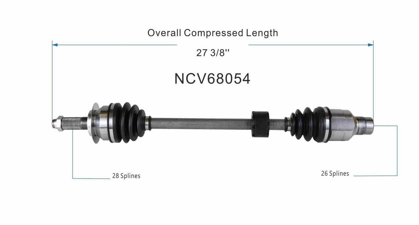 GSP CV Axle Assembly NCV68054 image 6