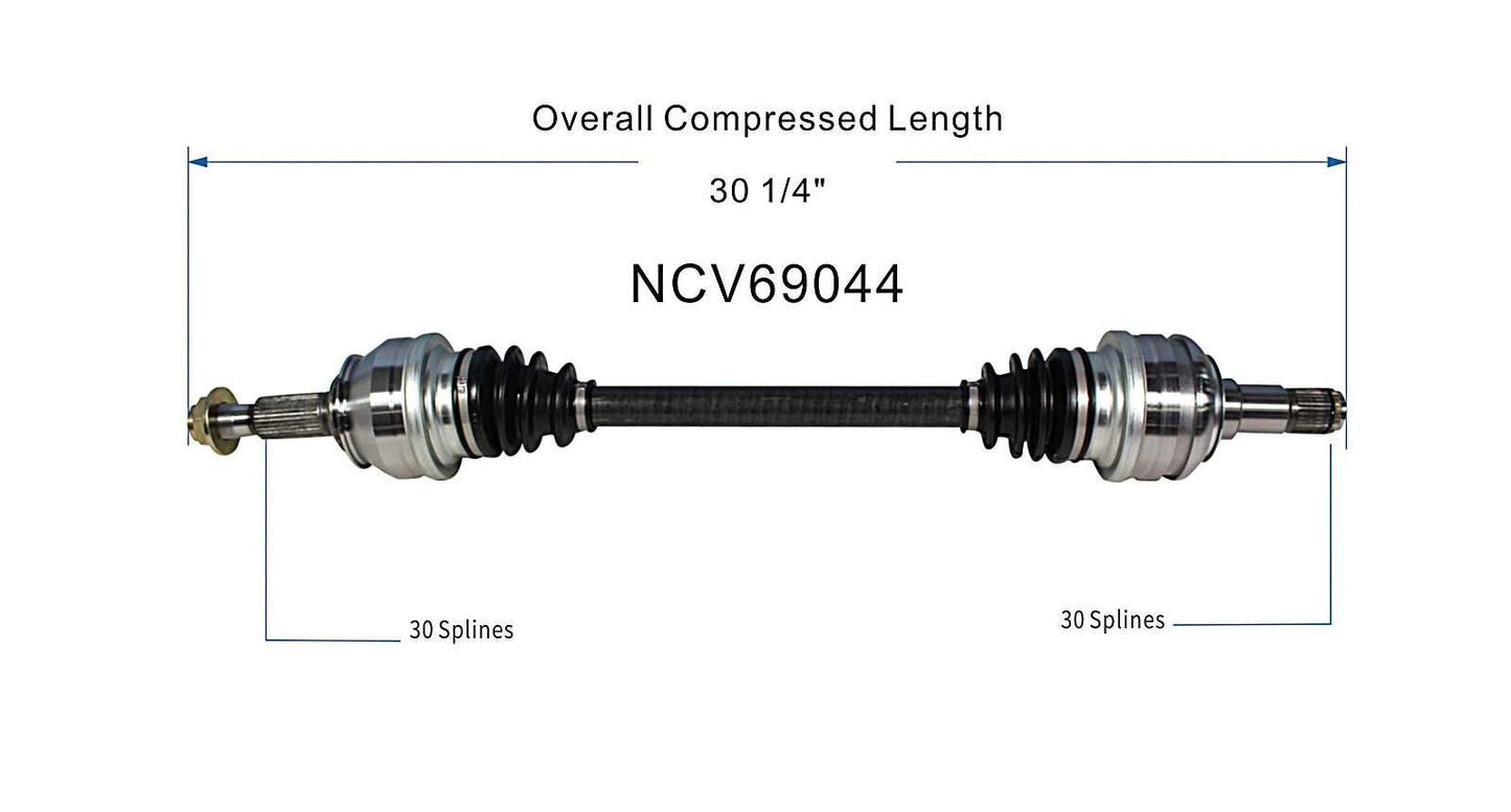 GSP CV Axle Assembly NCV69044