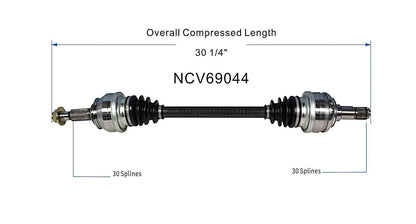 GSP CV Axle Assembly NCV69044