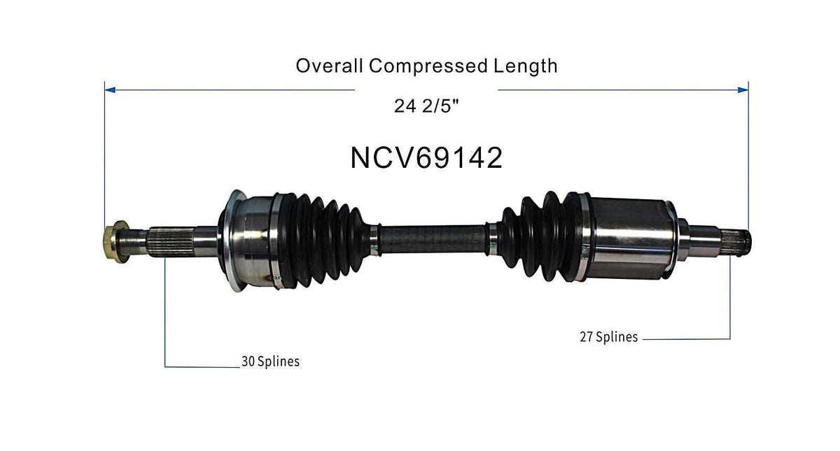 GSP CV Axle Assembly NCV69142 image 6