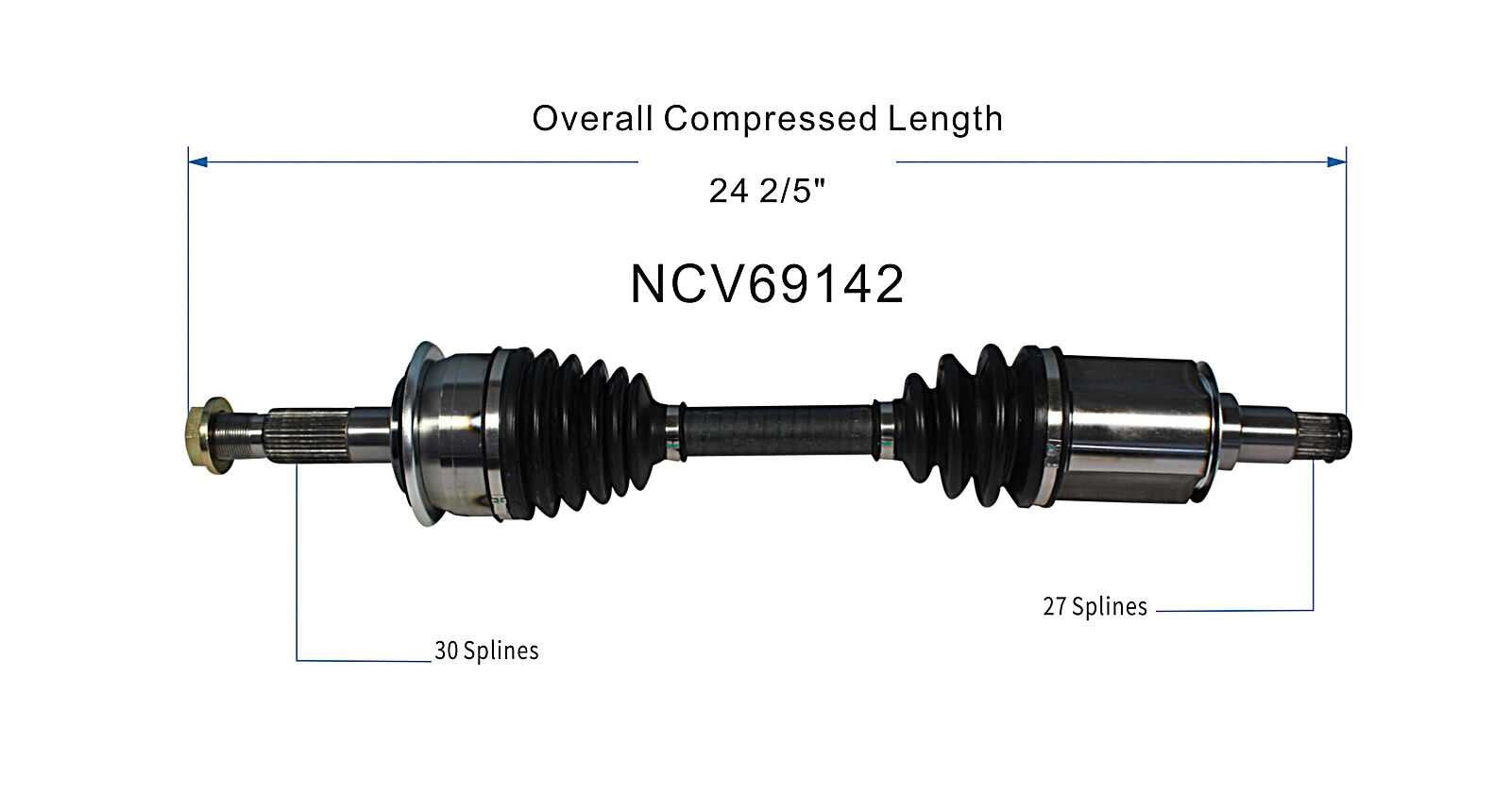 GSP CV Axle Assembly NCV69142 image 6