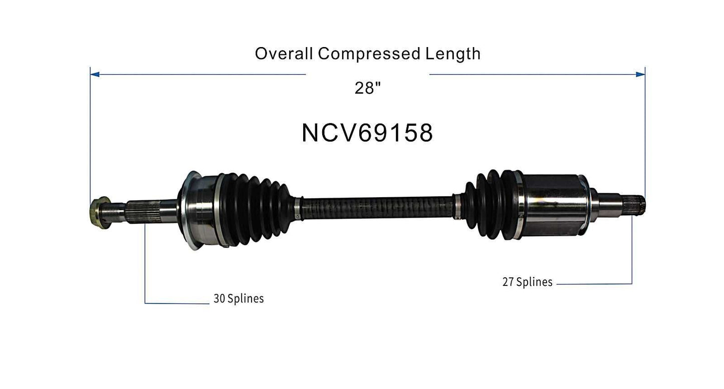 GSP CV Axle Assembly NCV69158