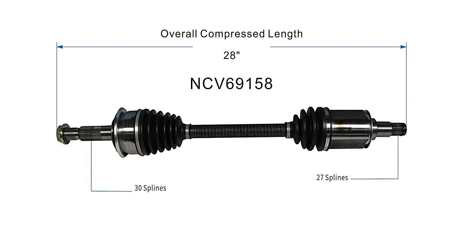 GSP CV Axle Assembly NCV69158