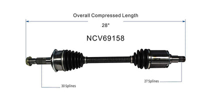 GSP CV Axle Assembly NCV69158