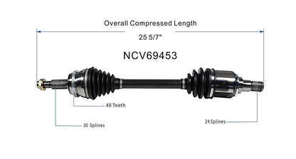 GSP CV Axle Assembly NCV69453 image 6
