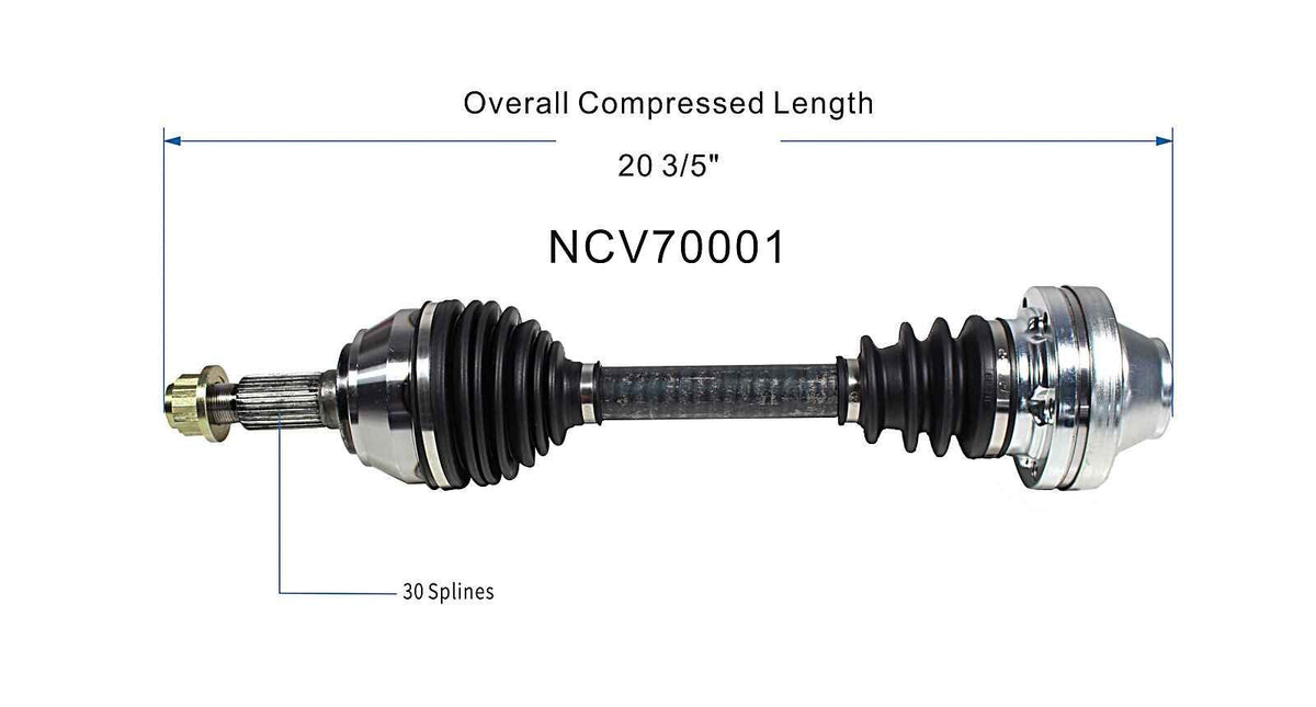 GSP CV Axle Assembly NCV70001 image 6