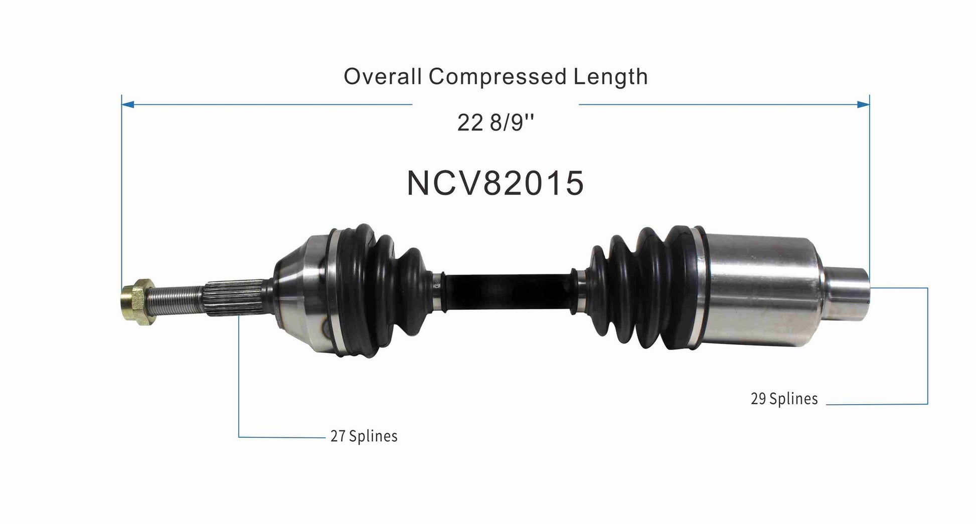 GSP CV Axle Assembly NCV82015 image 6