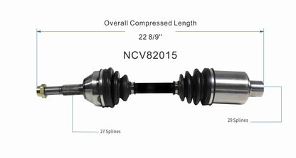 GSP CV Axle Assembly NCV82015 image 6