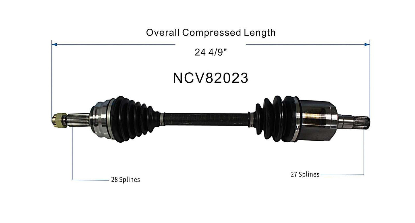 GSP CV Axle Assembly NCV82023