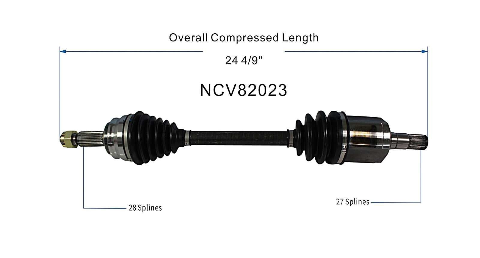 GSP CV Axle Assembly NCV82023