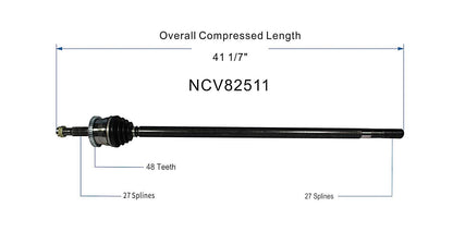 GSP CV Axle Assembly NCV82511