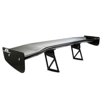 APR Tesla Model S Plaid GTC500 71" Carbon Fiber Adjustable Wing 2021 - Up