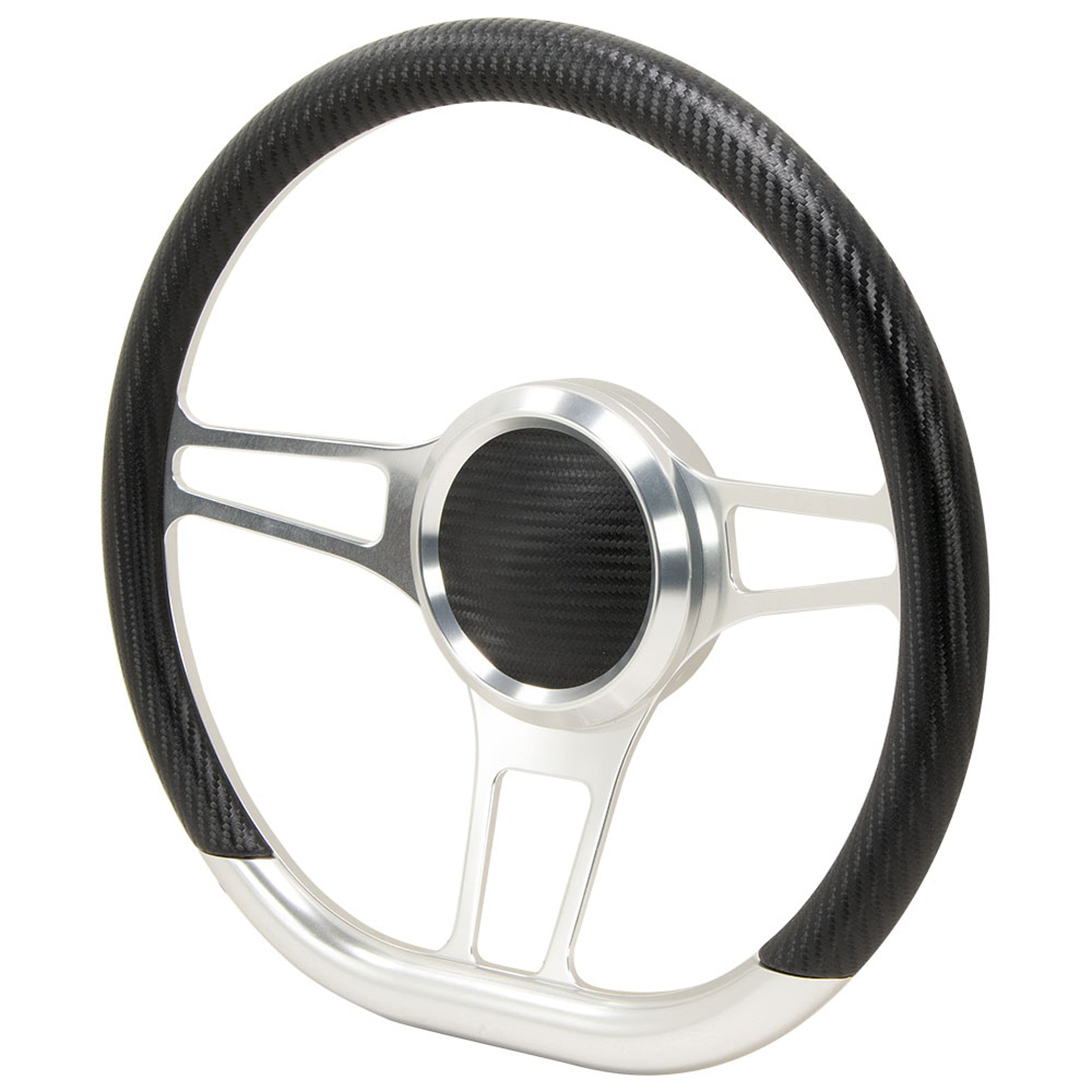 GT Performance GT9 Retro Wheel D Shape Spoke w/Satin Finish Steering Wheels and Components Steering Wheels and Components main image