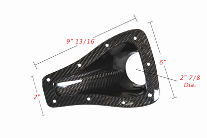 APR Carbon Fiber Universal Fitment Funnel NACA Ducts