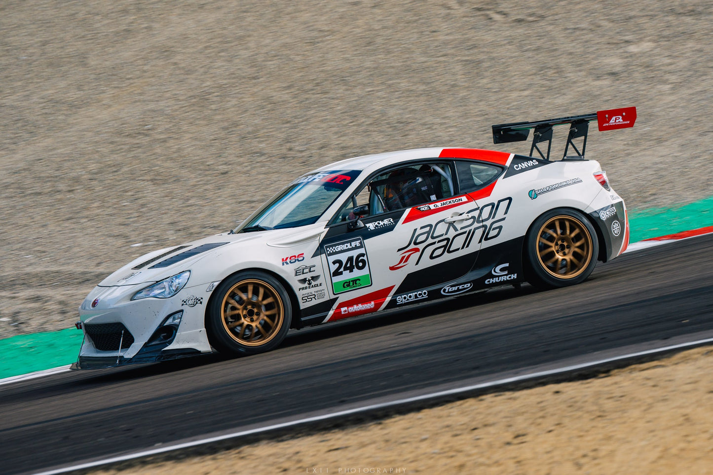 APR Scion FRS / Toyota GT86/ Subaru BRZ GT-250 Carbon Fiber Adjustable Wing 2013-2016 w. 11" Pedestals Set