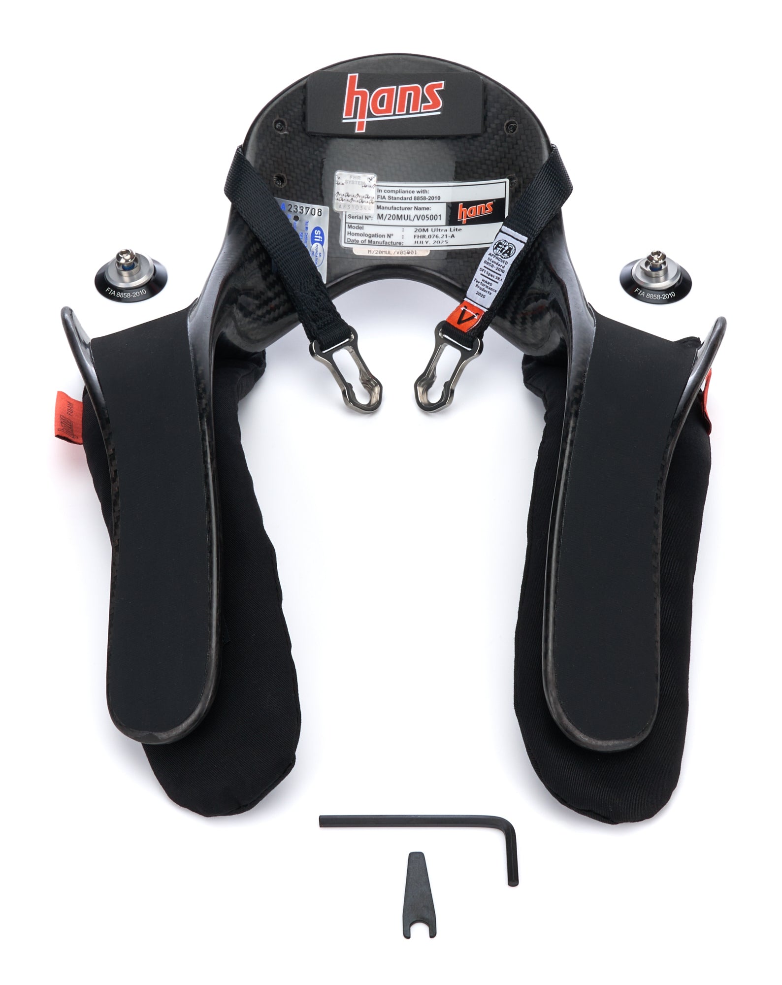 HANS Hans Pro Ultra LT 20 Med PA FIA 8858 SFI 38.1 Safety Equipment Safety Restraints main image