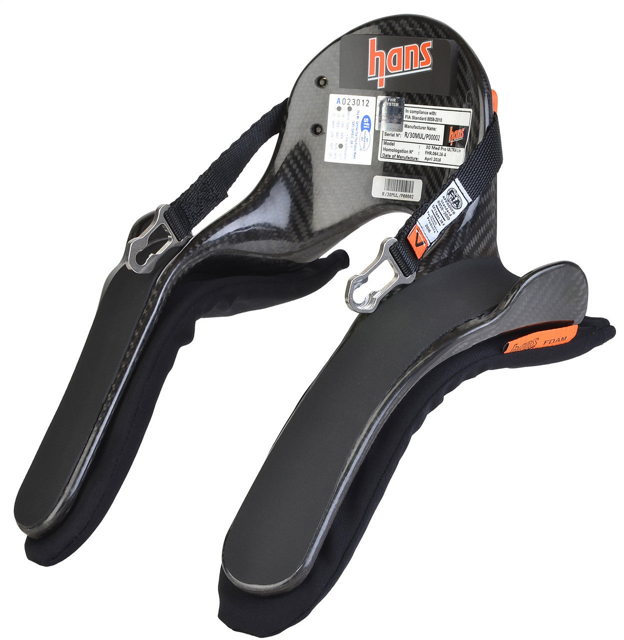 HANS Hans III 30deg Med PA SFI 38.1 Safety Equipment Safety Restraints main image