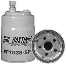 Hastings Primary Fuel/Water Separator Spin-on with Drain and Sensor Port FF1038-SP