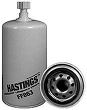 Hastings Fuel/Water Separator Spin-on with Drain FF863