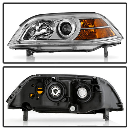 SPYDER Xtune Acura Mdx 2004-2006 Crystal Headlights Chrome HD-JH-AMDX04-AM-C 9026201