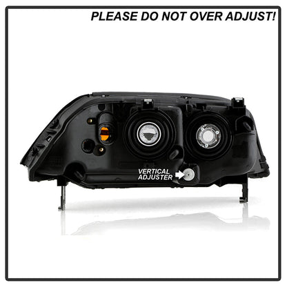 SPYDER Xtune Acura Mdx 2004-2006 Crystal Headlights Chrome HD-JH-AMDX04-AM-C 9026201