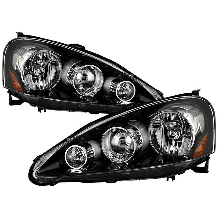 SPYDER Xtune Acura Rsx 2005-2006 OEM Style Headlights -Black HD-JH-ARSX05-AM-BK 9029516