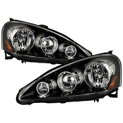 SPYDER Xtune Acura Rsx 2005-2006 OEM Style Headlights -Black HD-JH-ARSX05-AM-BK 9029516