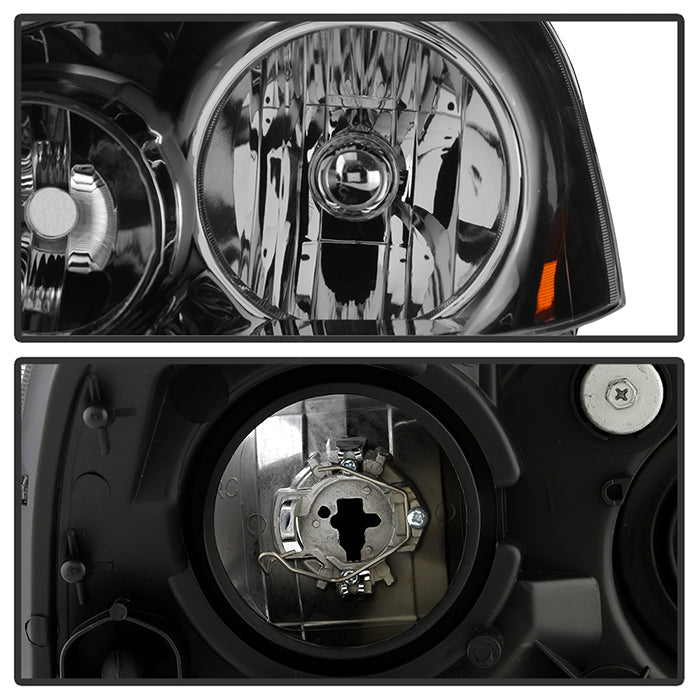 SPYDER Xtune Acura Rsx 2005-2006 OEM Style Headlights -Black HD-JH-ARSX05-AM-BK 9029516