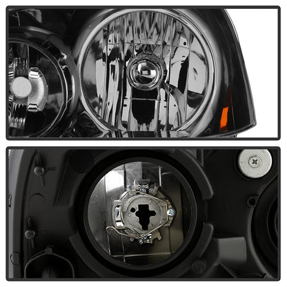 SPYDER Xtune Acura Rsx 2005-2006 OEM Style Headlights -Black HD-JH-ARSX05-AM-BK 9029516