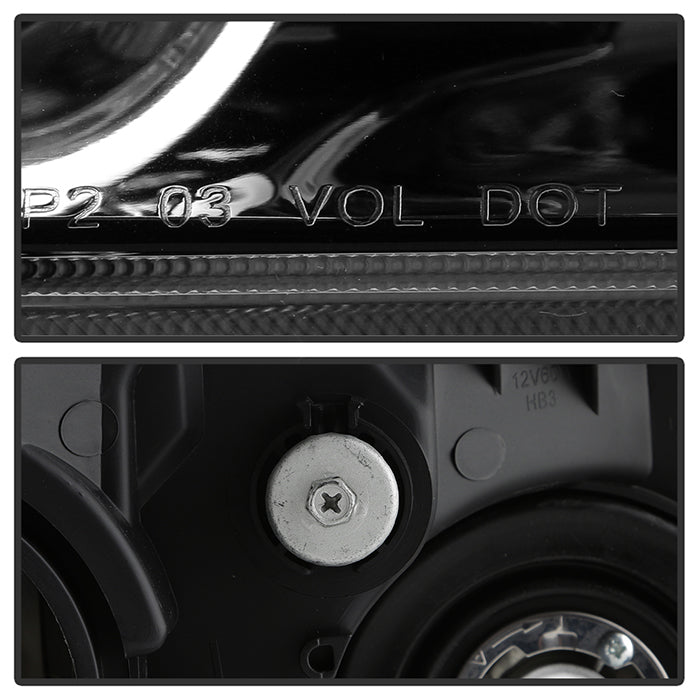 SPYDER Xtune Acura Rsx 2005-2006 OEM Style Headlights -Black HD-JH-ARSX05-AM-BK 9029516