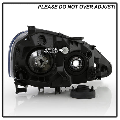 SPYDER Xtune Acura Rsx 2005-2006 OEM Style Headlights -Black HD-JH-ARSX05-AM-BK 9029516