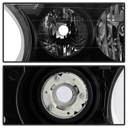 SPYDER Xtune Buick RendezvoUS 04-05 Crystal Headlights Black HD-JH-BRE04-AM-BK 9023774