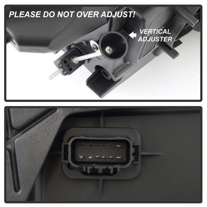 SPYDER xTune Cadillac CTS 08-12 (Halogen Only) Driver Side Headlight - OEM Left HD-JH-CACTS08-OE-L 9039997