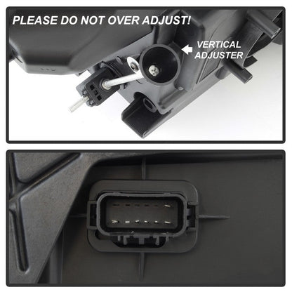 SPYDER xTune Cadillac CTS 08-12 (Halogen Only) Driver Side Headlight - OEM Left HD-JH-CACTS08-OE-L 9039997