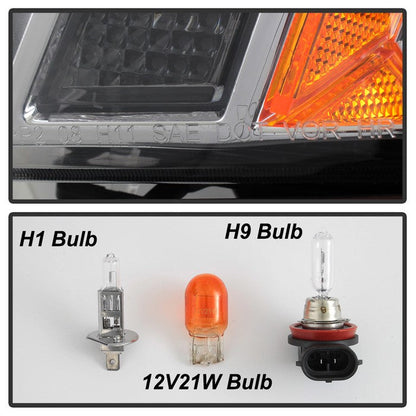 SPYDER xTune Cadillac CTS 08-12 (Halogen Only) Driver Side Headlight - OEM Left HD-JH-CACTS08-OE-L 9039997