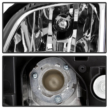 SPYDER Xtune Cadillac Deville 2000-2005 Crystal Headlights Chrome HD-JH-CADDEV00-AM-C 5079817
