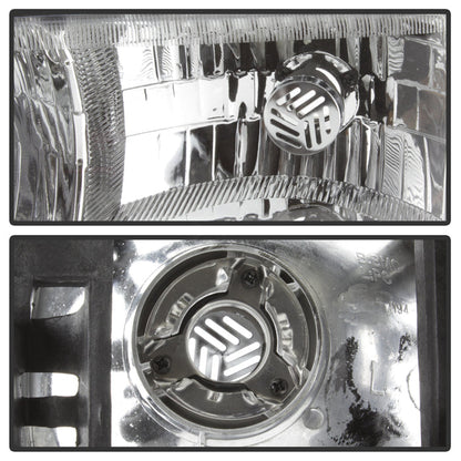 SPYDER xTune 97-99 Cadillac Deville 4pc OEM Style Headlights w/Corner Light - Chrome (HD-JH-CADDEV97-SET-C) 9039003