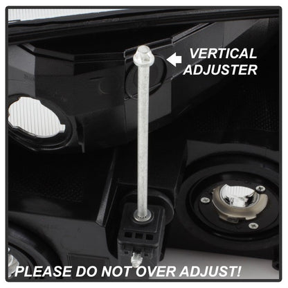 SPYDER xTune 02-06 Chevy Avalanche w/Cladding OEM Bumper Light & Headlights - (BLACK) (HD-JH-CAVA02-SET-BK) 9040641