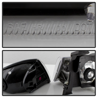 SPYDER xTune Chevy Cavalier 00-02 Corner Lamp & Headlights 4pcs set-Black HD-JH-CCAV00-SET-BK 9036705